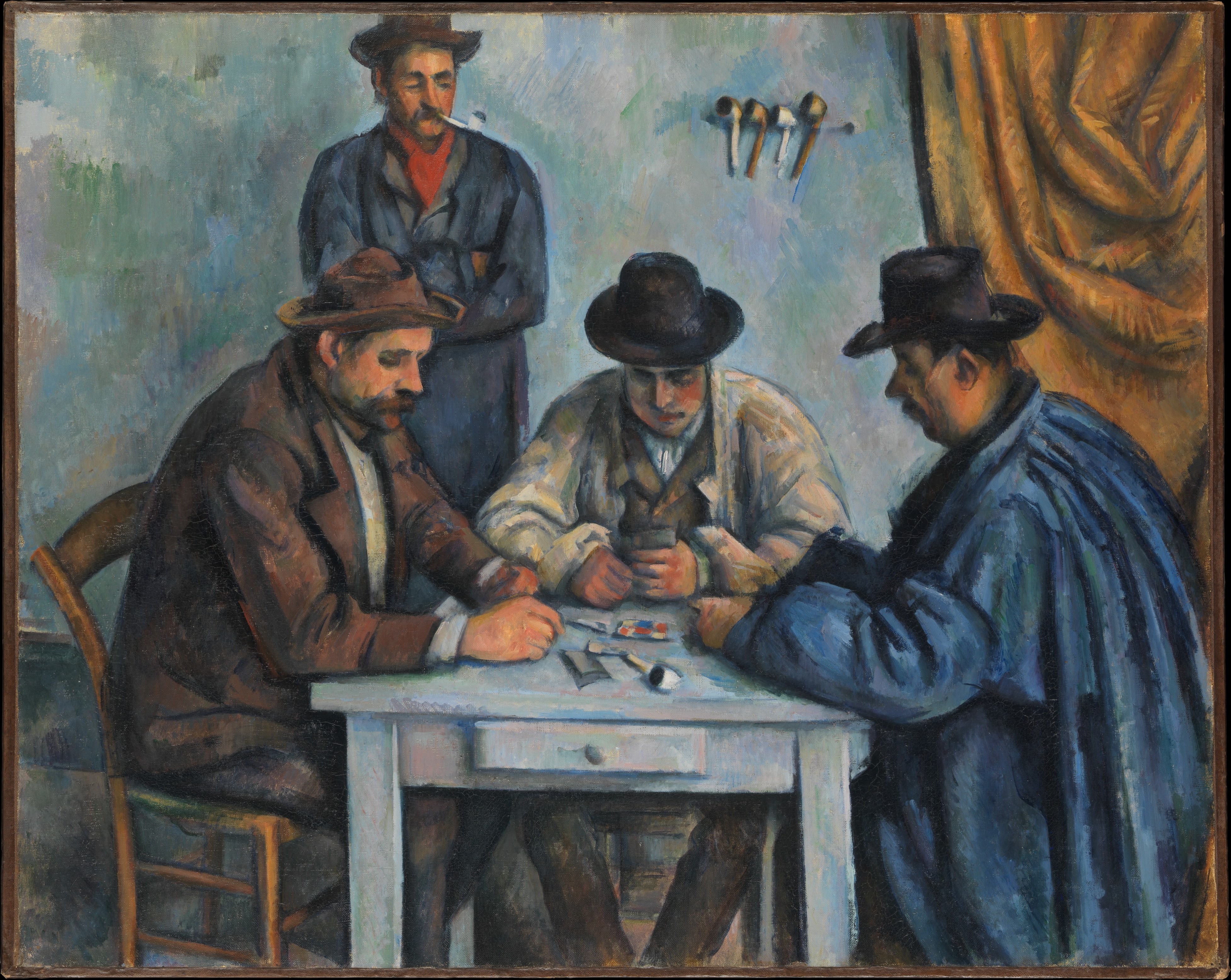 Paul Cézanne, Les Joueurs de cartes, 1890–1892. Illustration de contexte ; présence dans l’exposition non confirmée.
