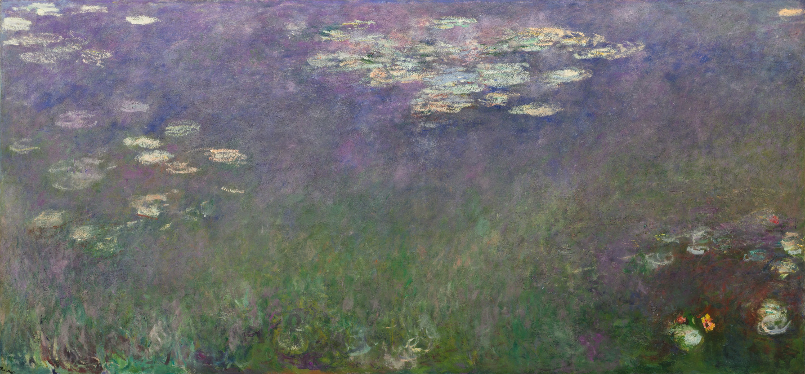 Monet, Nymphéas (Agapanthes), vers 1915–1926 — illustration de contexte