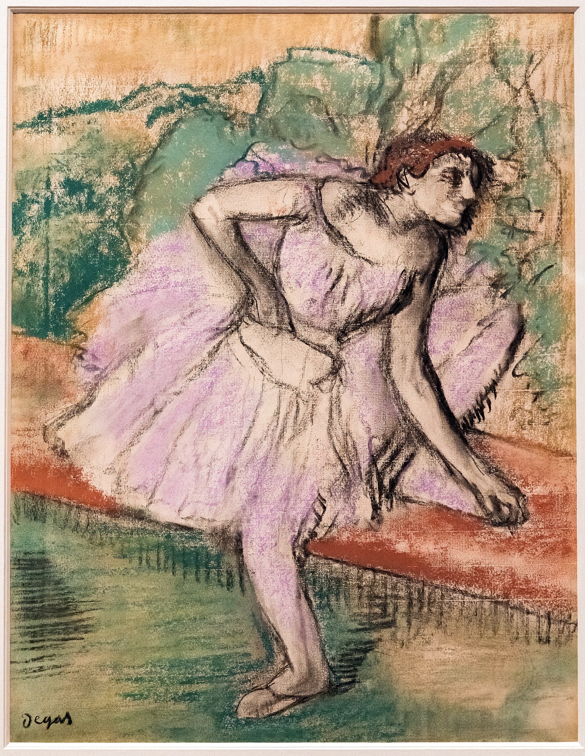 edgar degas — (Albi) Danseuse Violette - Edgar Degas - Nahmad Collection.jpg