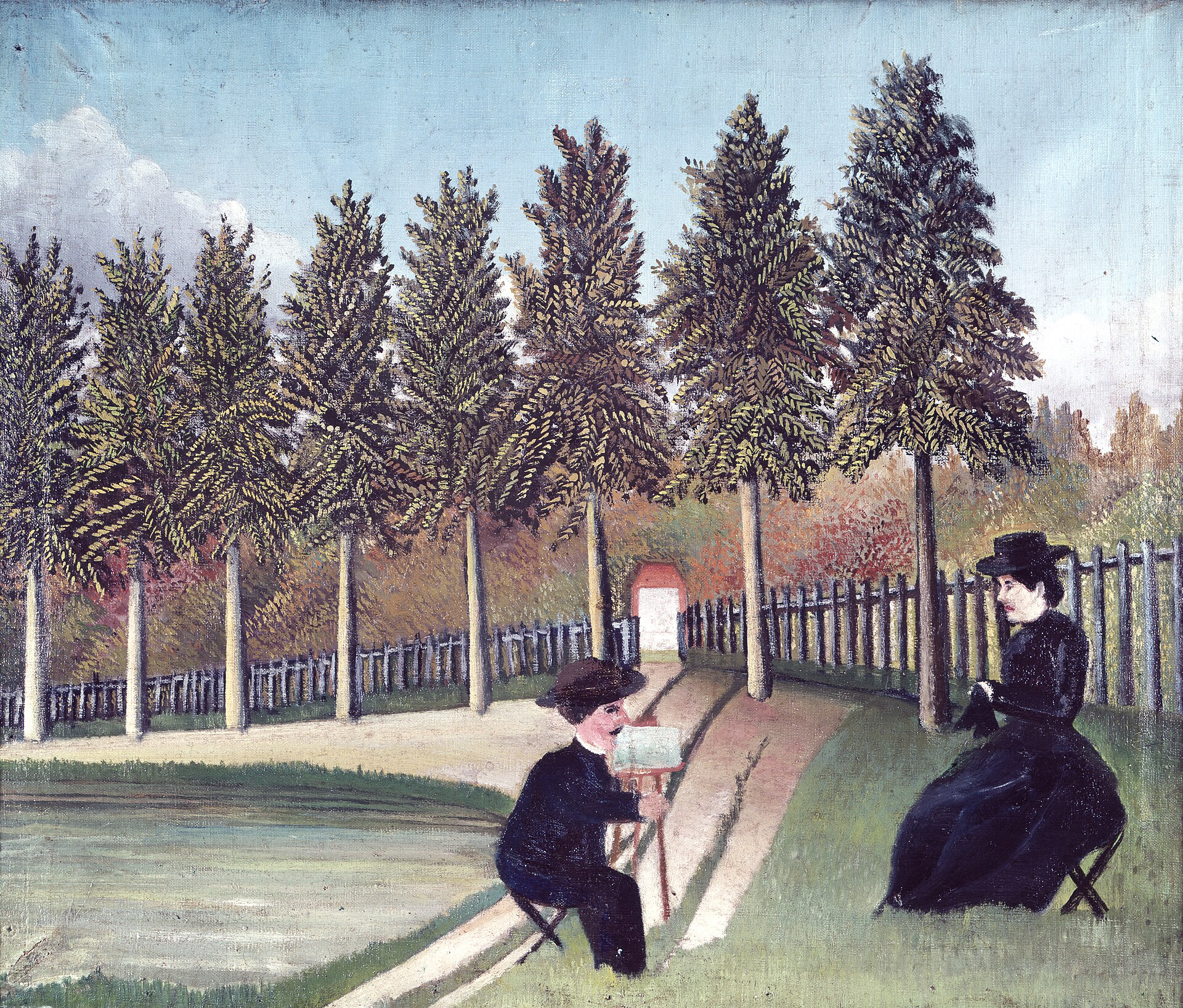 Le Peintre et son Modèle — Henri Rousseau