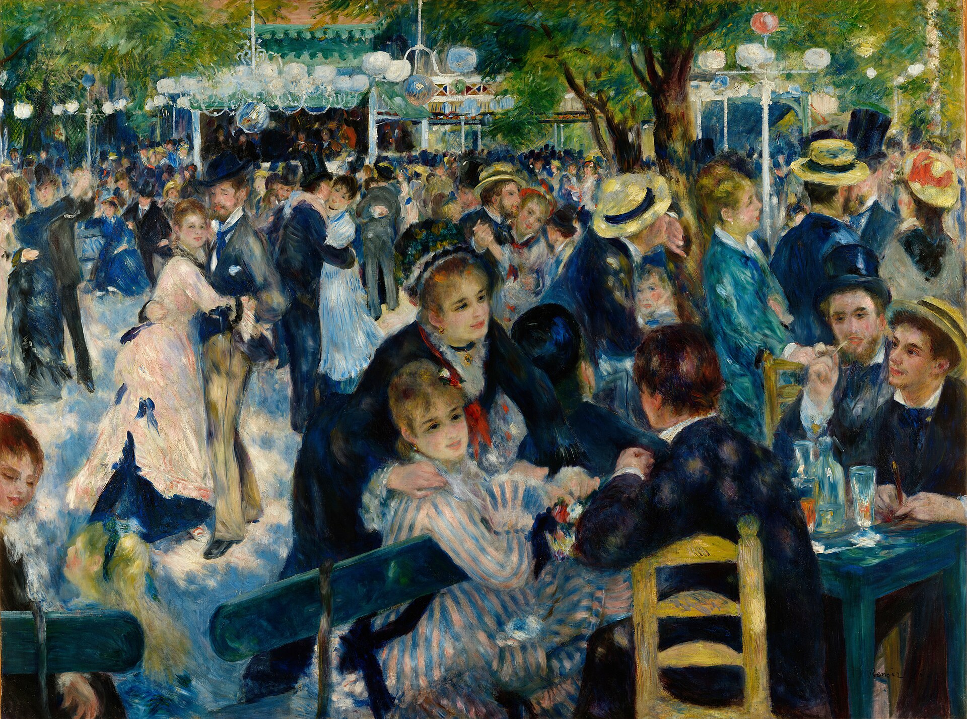pierre auguste renoir — Auguste Renoir - Dance at Le Moulin de la Galette - Google Art ProjectFXD.jpg