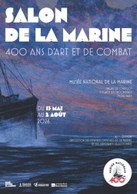 Affiche verticale du 46e Salon de la Marine