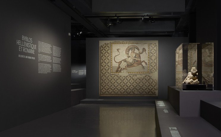 Vue officielle de l’exposition Byblos, cité millénaire du Liban