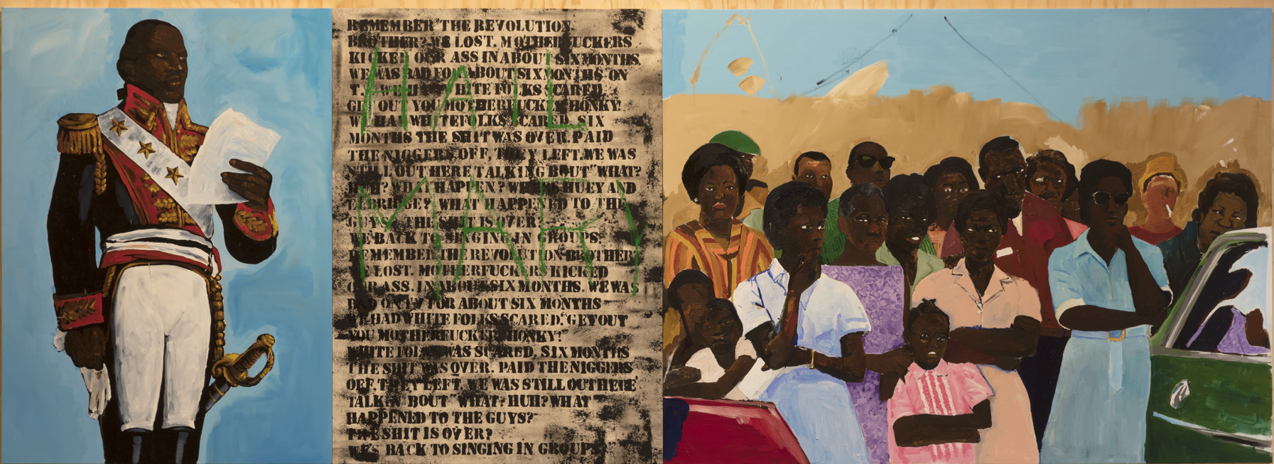 Visuel officiel de l'exposition Henry Taylor. Where thoughts provoke