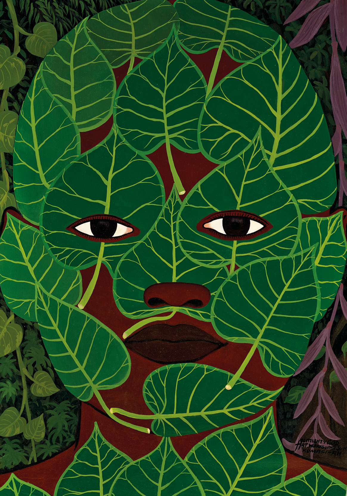 Visuel officiel de l'exposition Kwame Akoto: Almighty God Art Works
