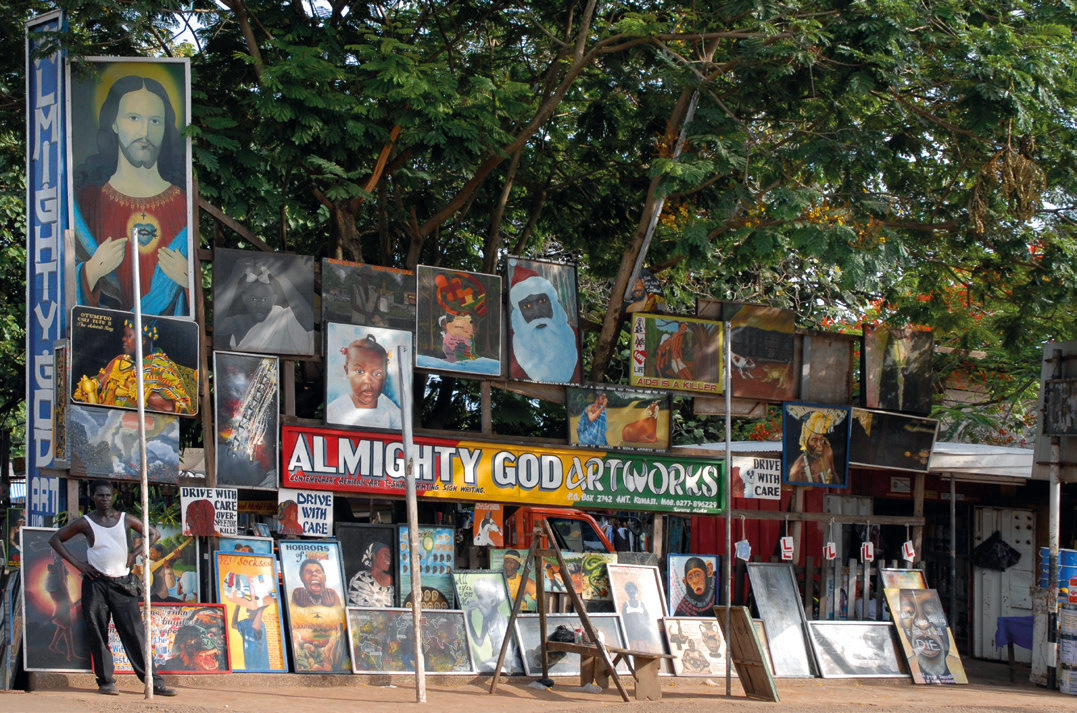 Visuel officiel de l'exposition Kwame Akoto: Almighty God Art Works