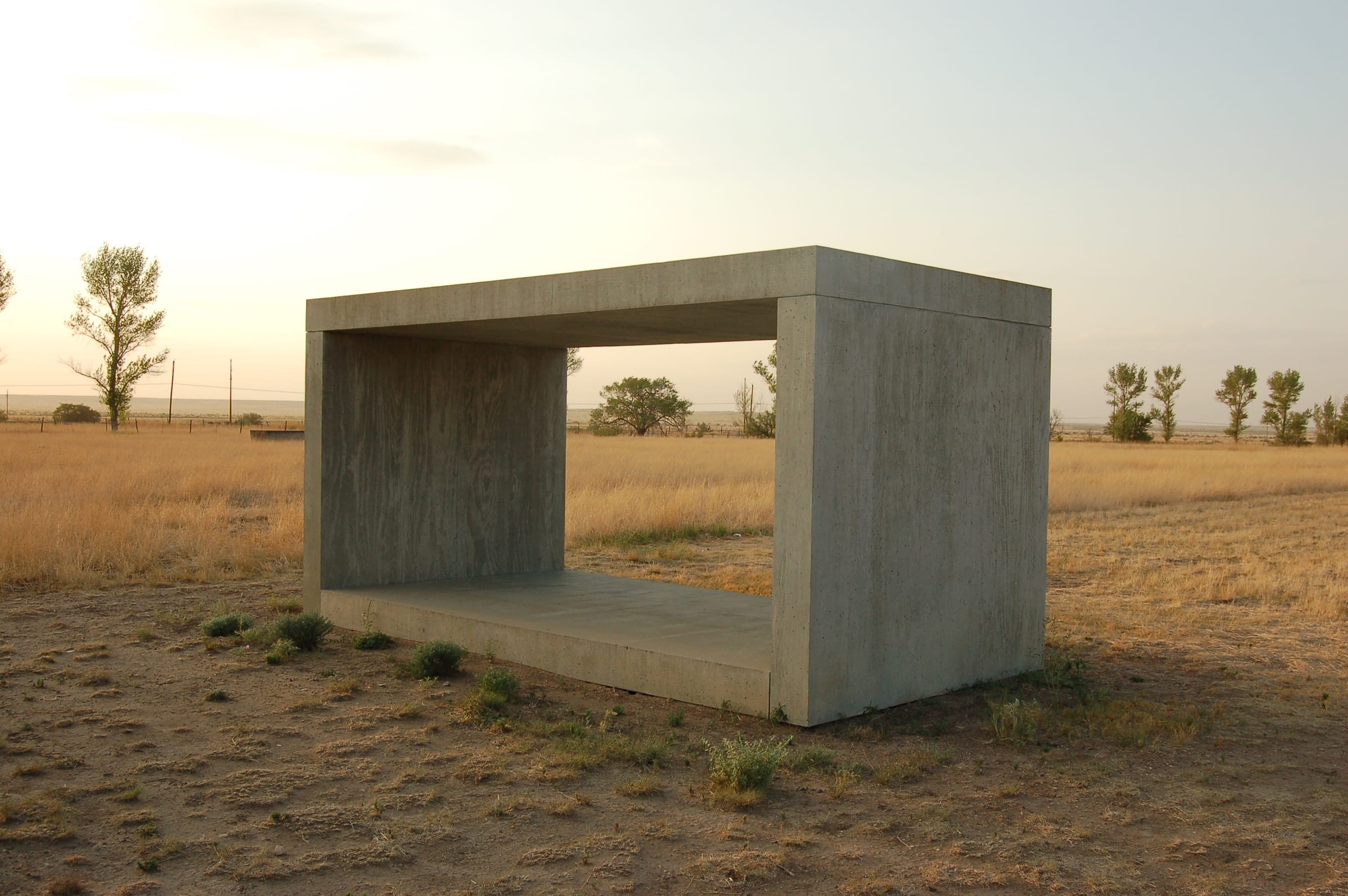 Donald Judd, structures en béton