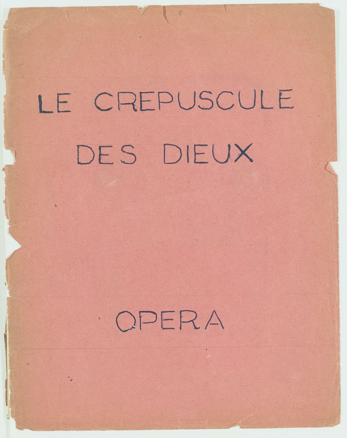 Photographies du Crépuscule des dieux au Palais Garnier en 1950