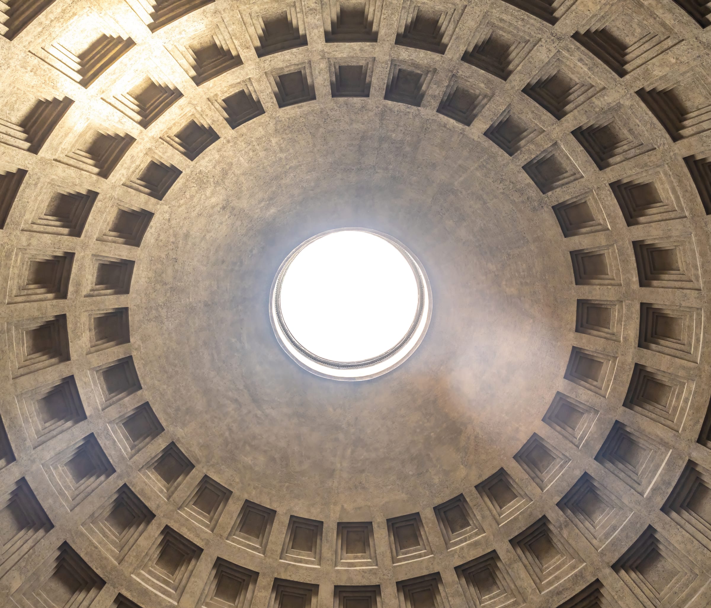 Coupole intérieure du Panthéon de Rome