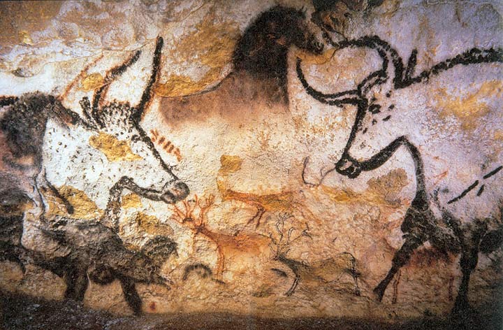 Peintures rupestres de la grotte de Lascaux