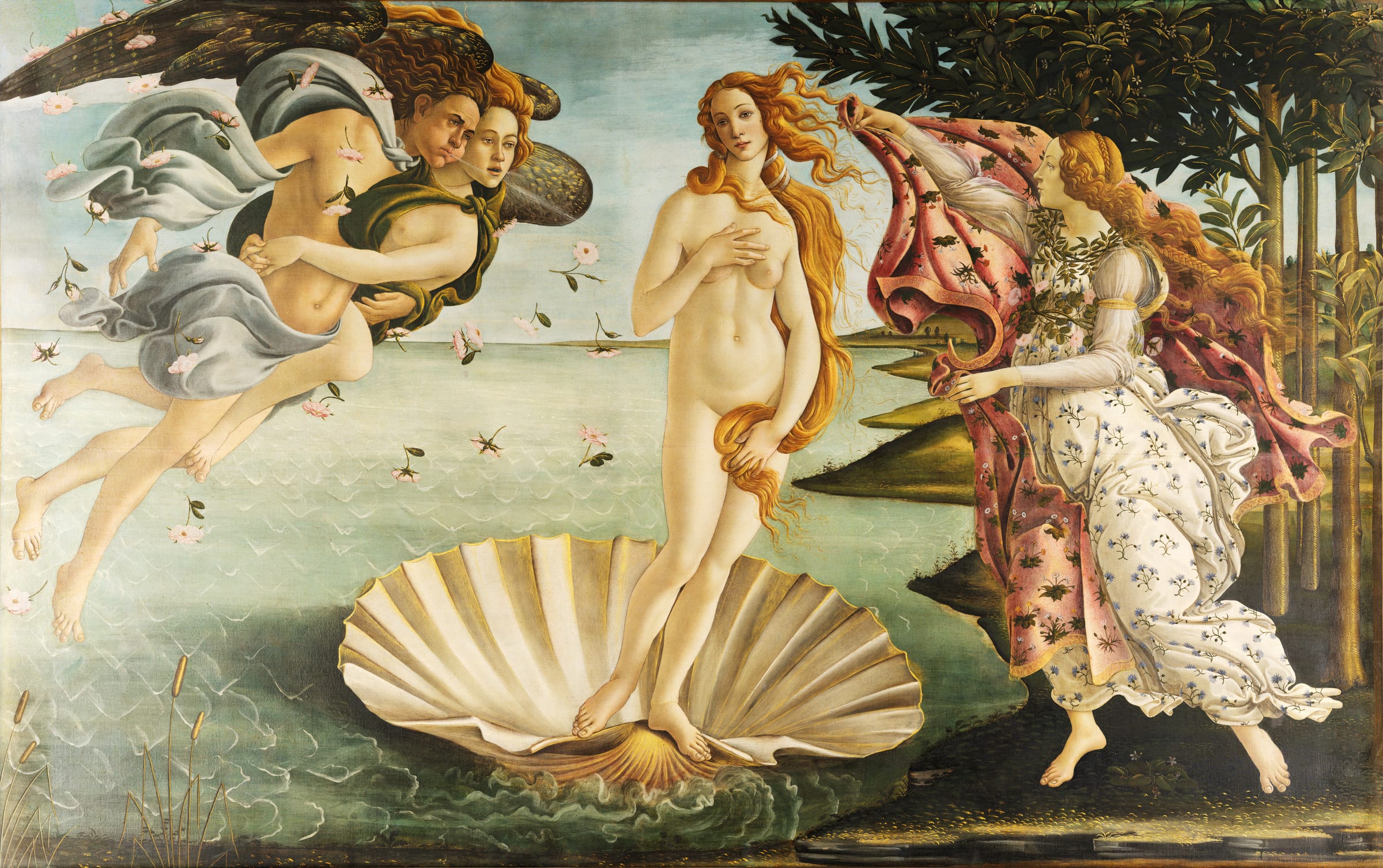 Botticelli, La Naissance de Vénus