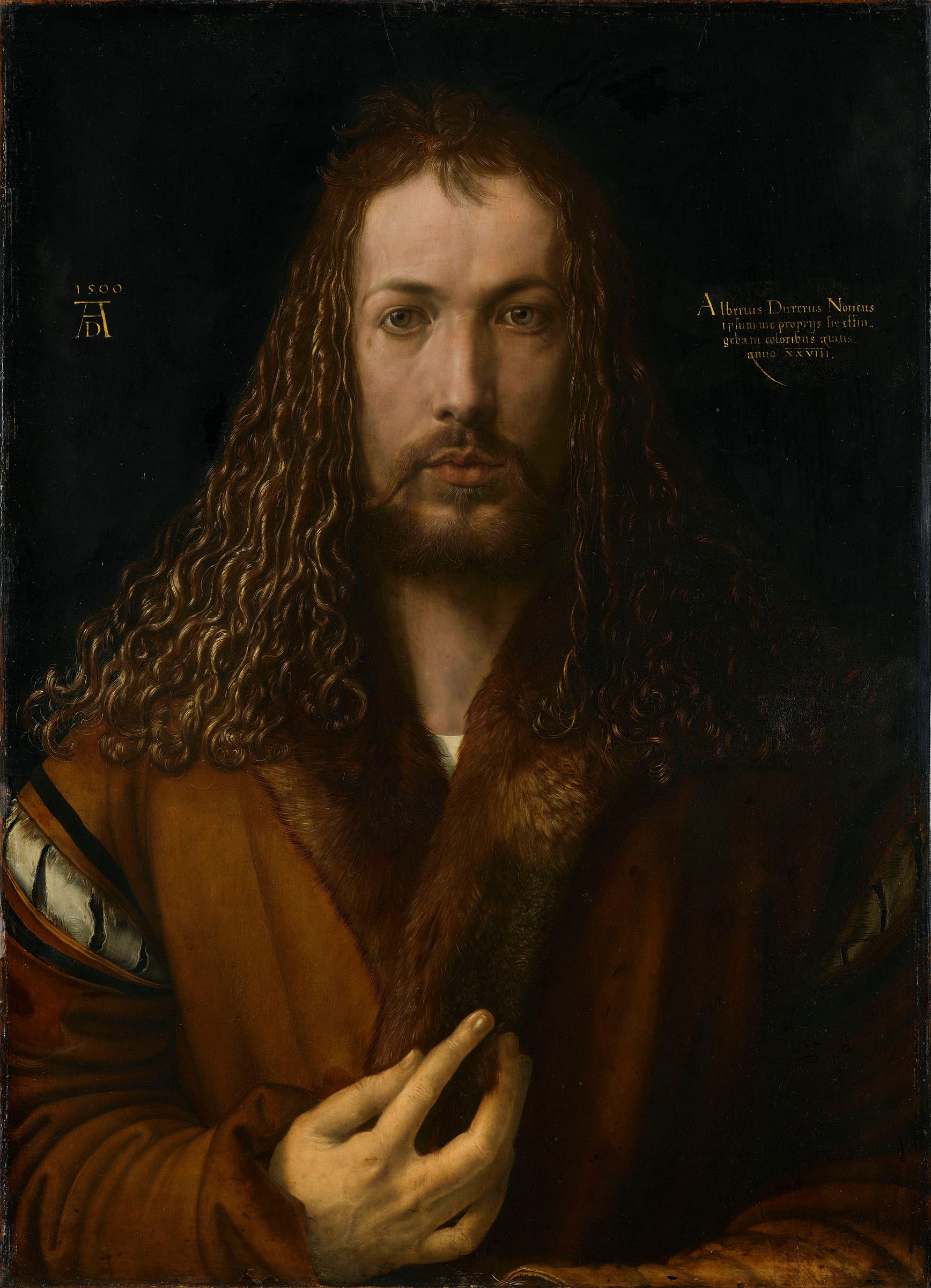 Autoportrait frontal d’Albrecht Dürer