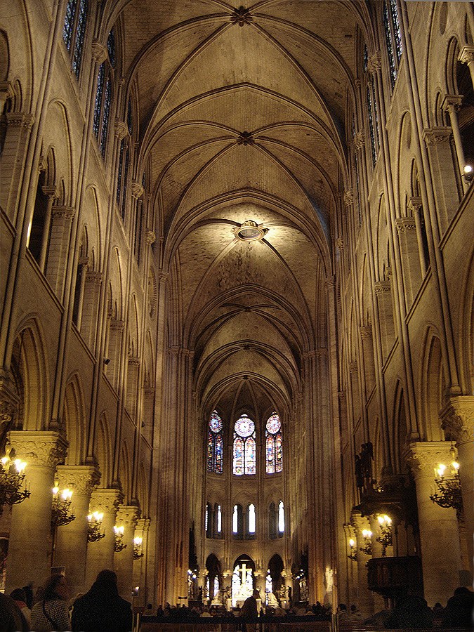 Cathedrale Notre Dame de Paris — vue depuis Wikimedia Commons