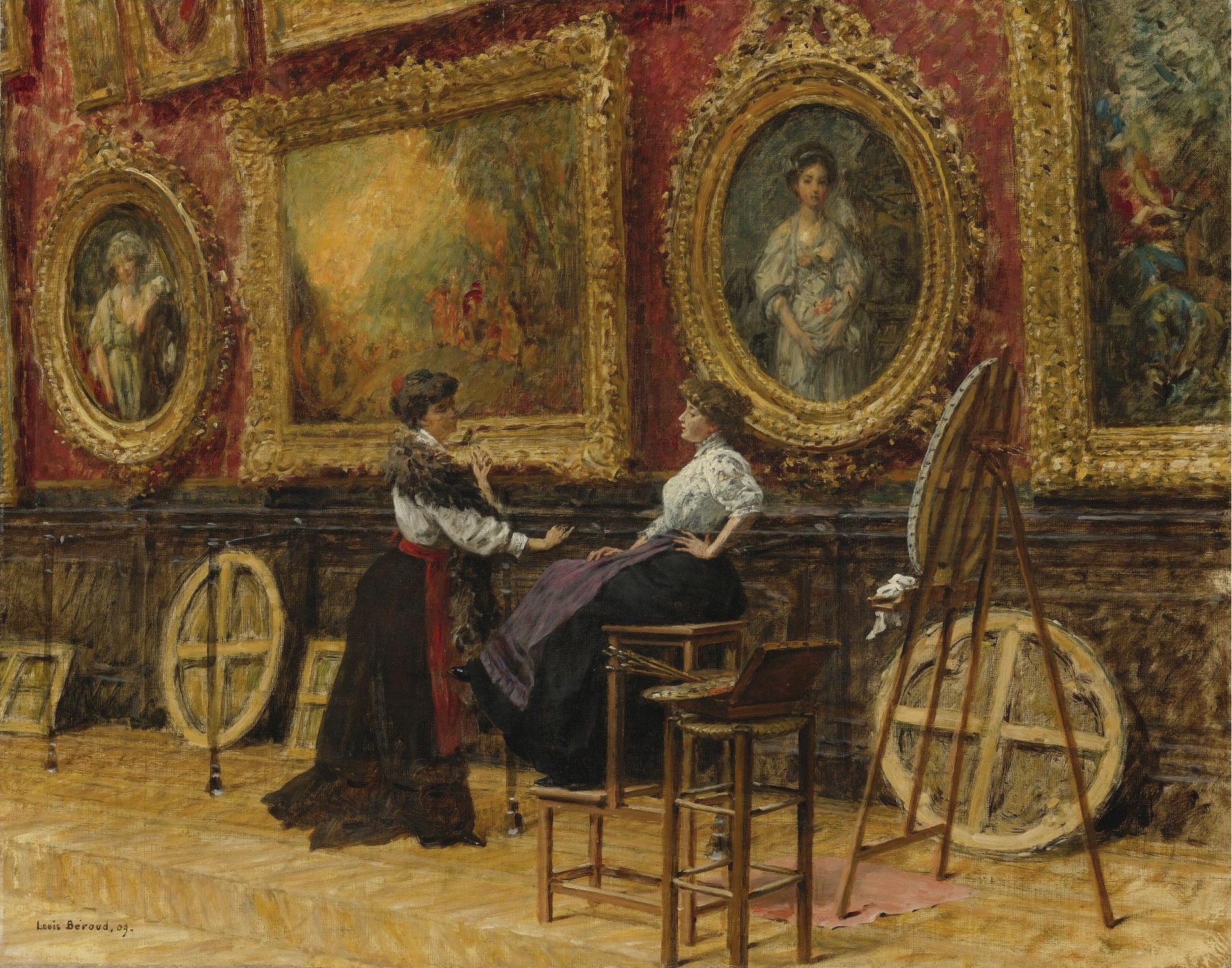Musee du Louvre — vue depuis Wikimedia Commons