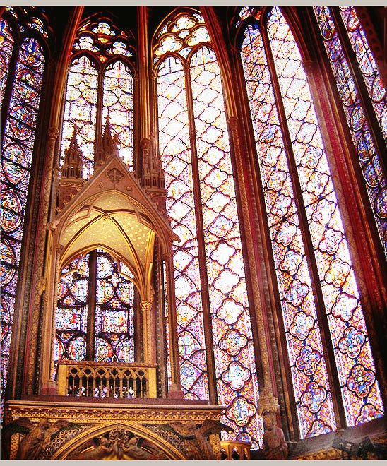 Sainte Chapelle — vue depuis Wikimedia Commons