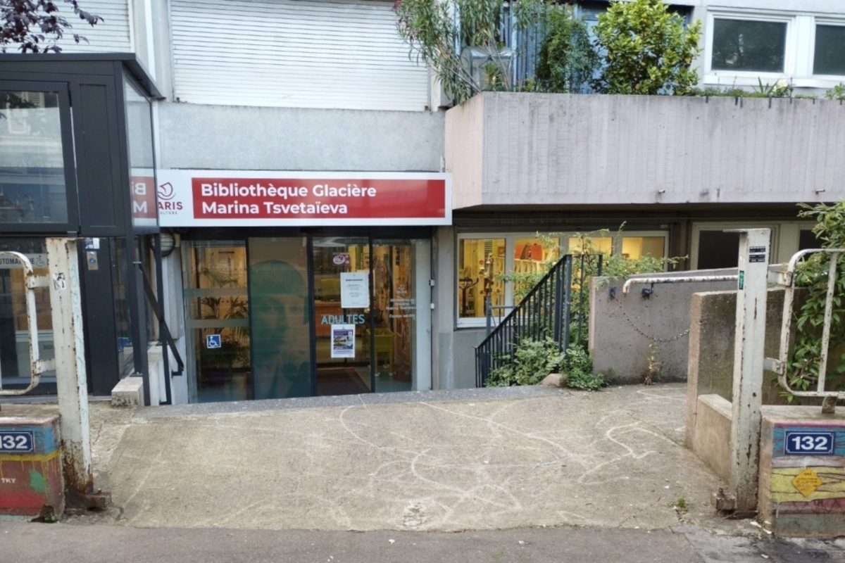 Vue de Bibliothèque Glacière - Marina Tsvetaïeva