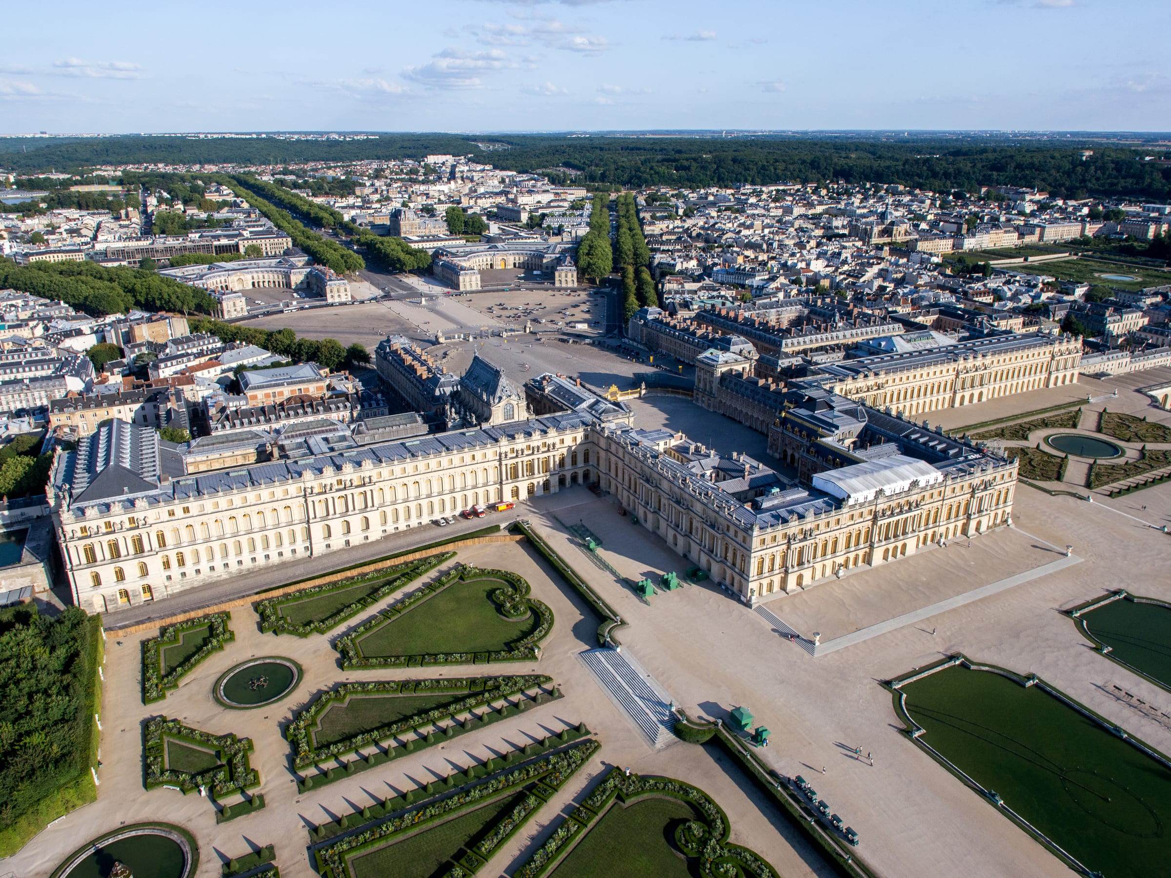 Vue de Château de Versailles