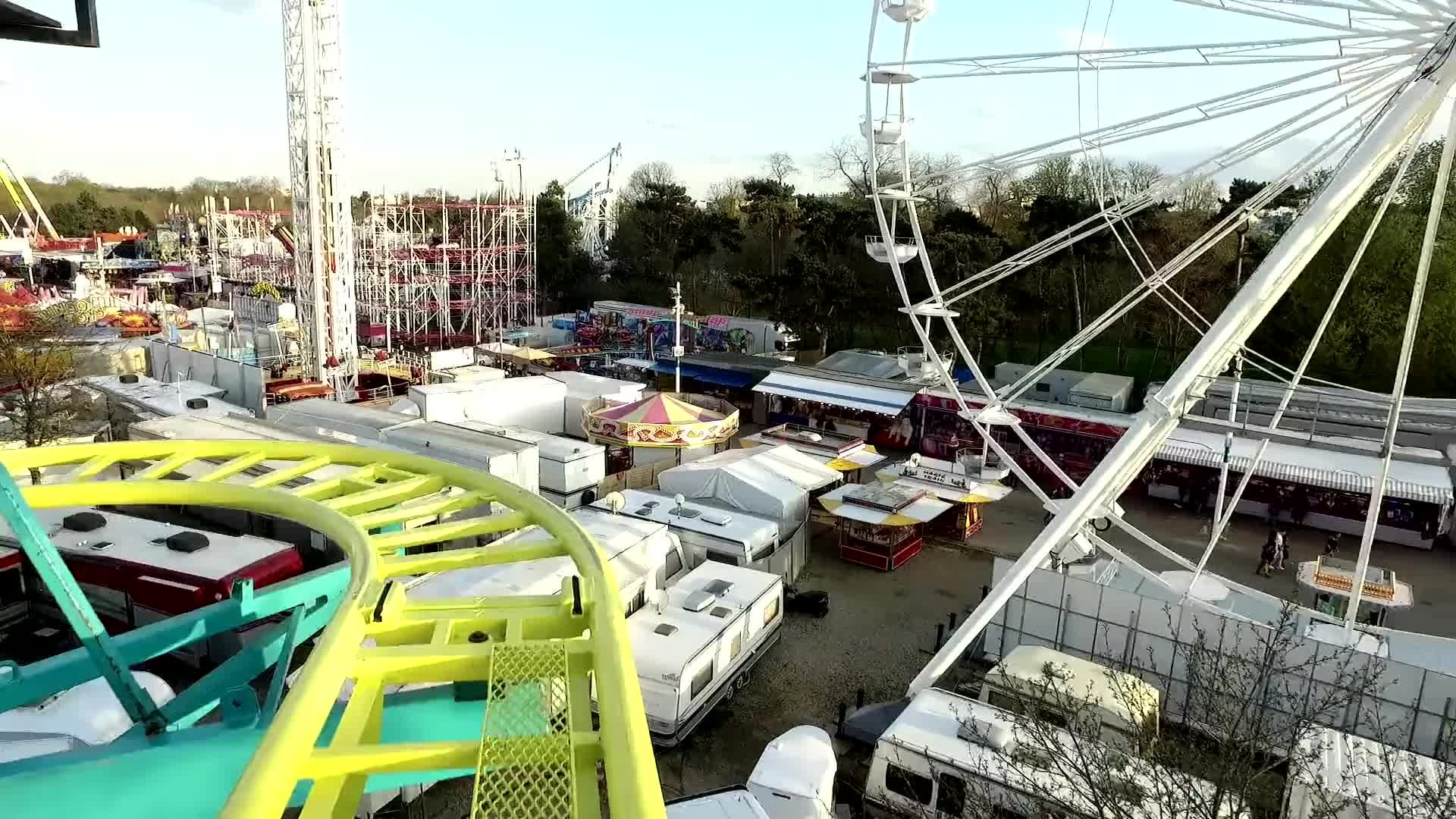 Vue de Foire du Trône