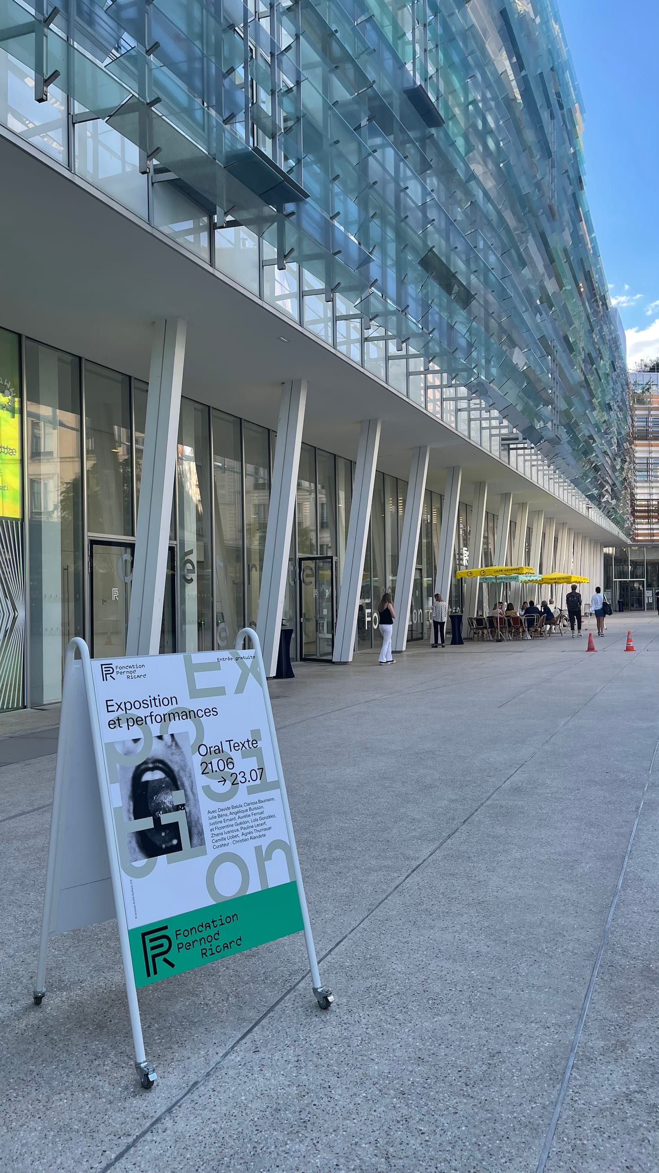 Vue de Fondation d'entreprise Pernod Ricard