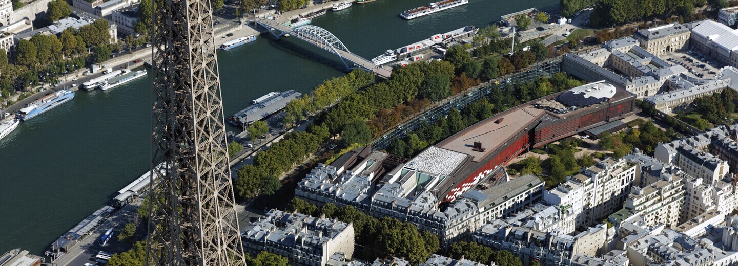 Vue de Musée du quai Branly - Jacques Chirac
